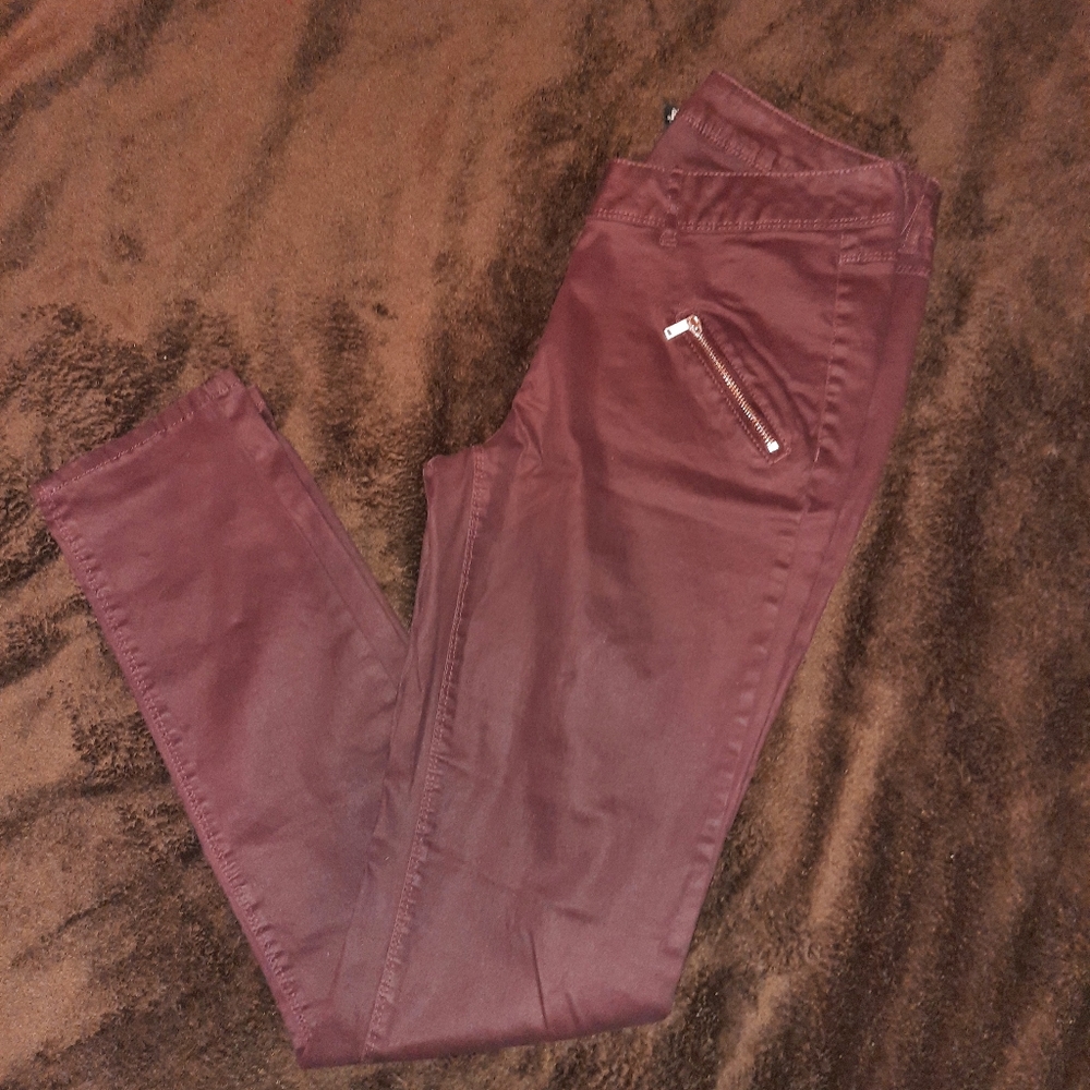 Burgundy Skinny pants